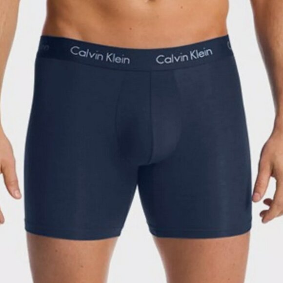 Calvin Klein Men's Micro Modal Boxer Brief - U5555 (Shadow Blue) - Picture 1 of 1